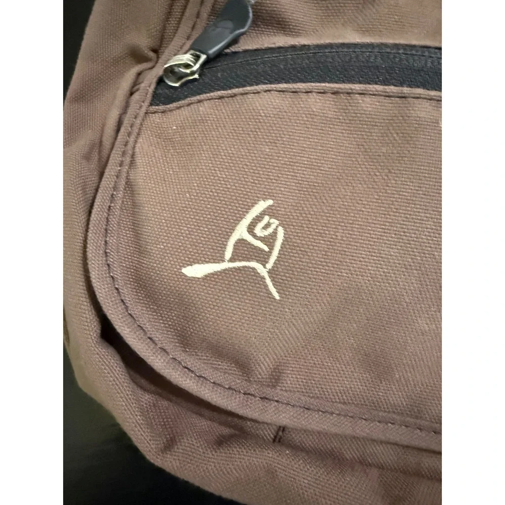 Overland Equipment Brown Canvas Crossbody Bag Chico CA Made Messenger Bag